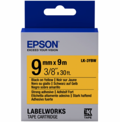 Epson Labelworks 9mm - Κίτρινο - Ισχυρή κόλλα